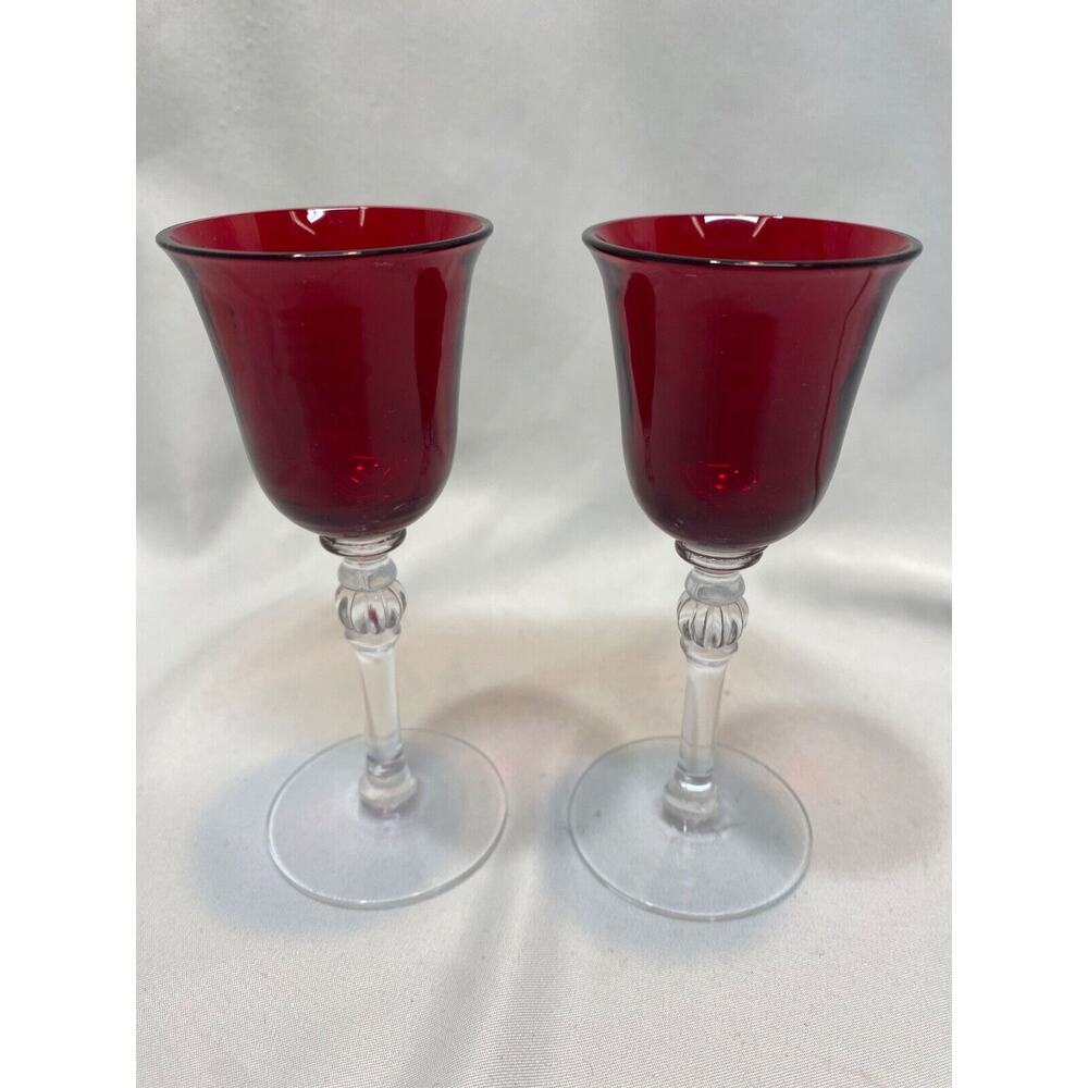 Morgantown #7685 Radiant Ruby Red 4 " Cordial / sherry 2 oz Great